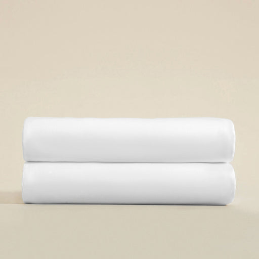 Classic Bamboo Cotton Double Bed Sheet 240x260 cm White
