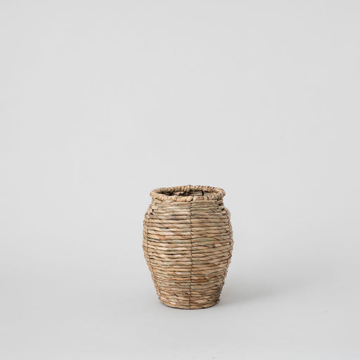 Kerıa Basket Flower Flower Pot 18 cm Natural