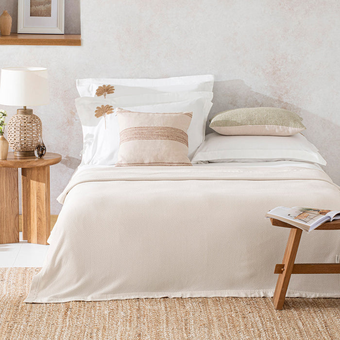 Lillia Single Pique 160x220 cm Ecru