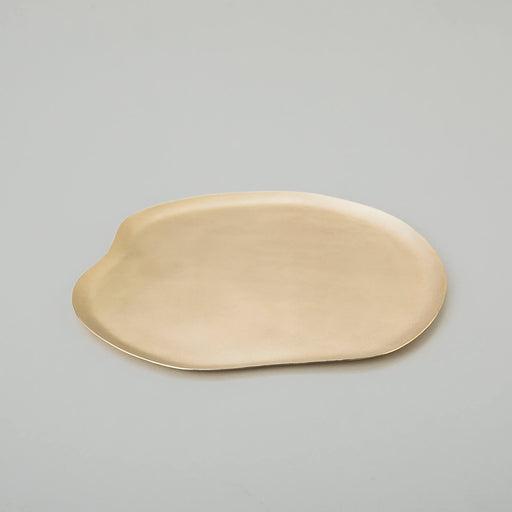 Irene Decoratıve Plate 26x23 cm Gold