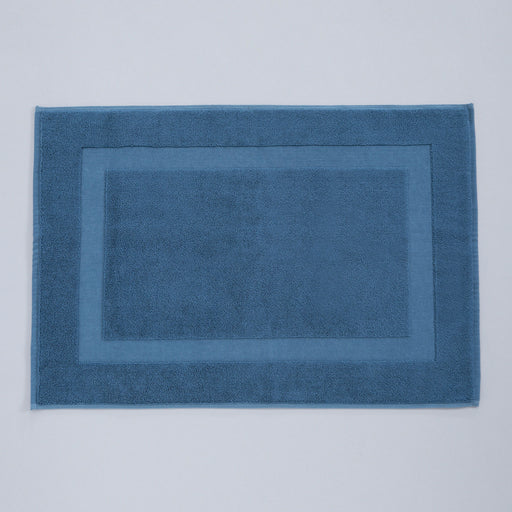 Frame Bamboo Foot Towel 50x70 cm Dark Blue