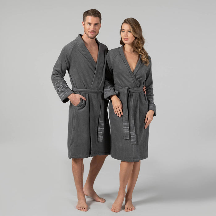 Derin Bamboo Unisex Bathrobe Cinder