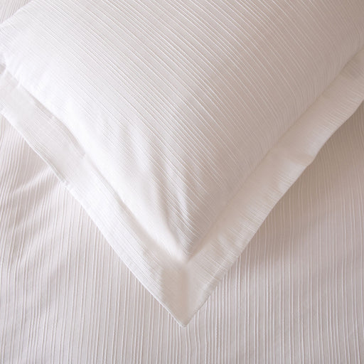 Laranja Duvet Cover Set Double Size 200x220 cm White