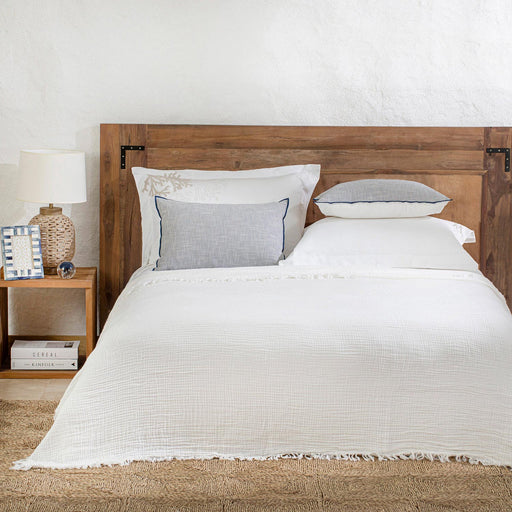 Marfa Pique Double 200x220 cm White