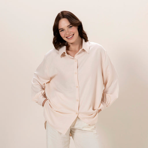 Berle Shirt Sand Beıge