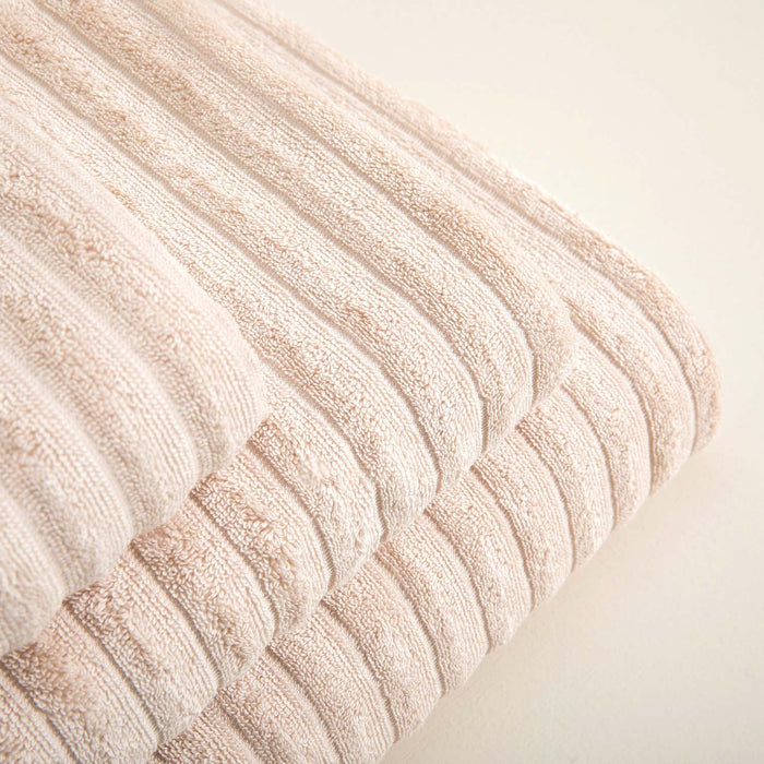 Waved Towel 30*40 Beige