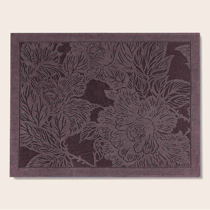 Floral Pure Cotton decorative Carpet 150x200 cm Brown