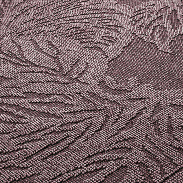 Floral Pure Cotton decorative Carpet 150x200 cm Brown
