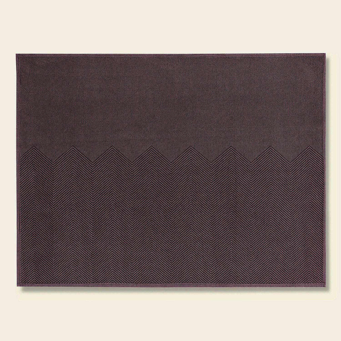 Zigzag Cotton decorative Carpet 150x200  cm Brown