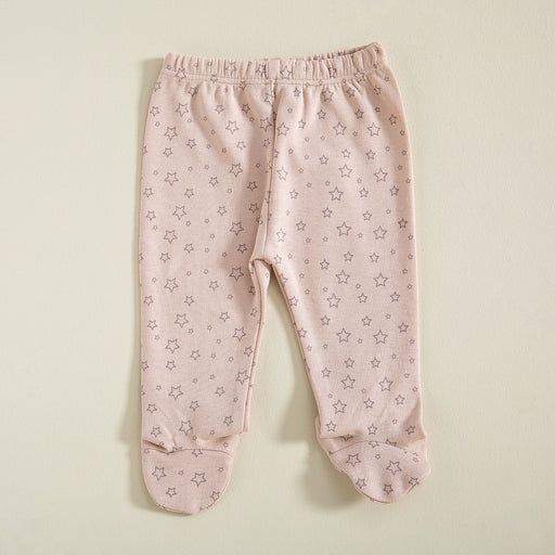 Elephant Newborn Footed Pants Powder