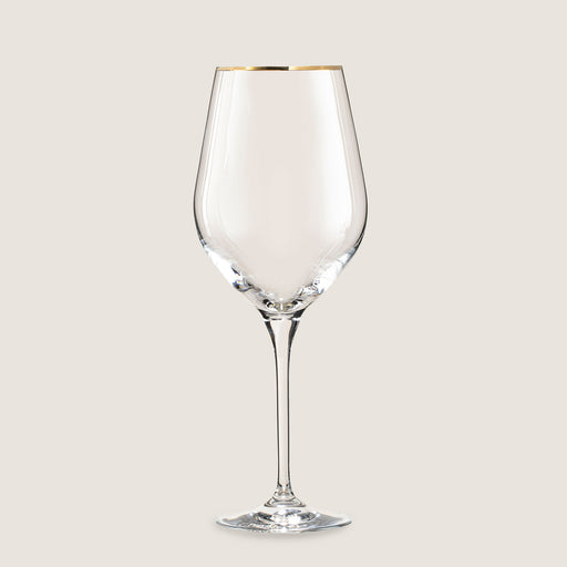 Chamonix Red Wine Glass Gold STANDART