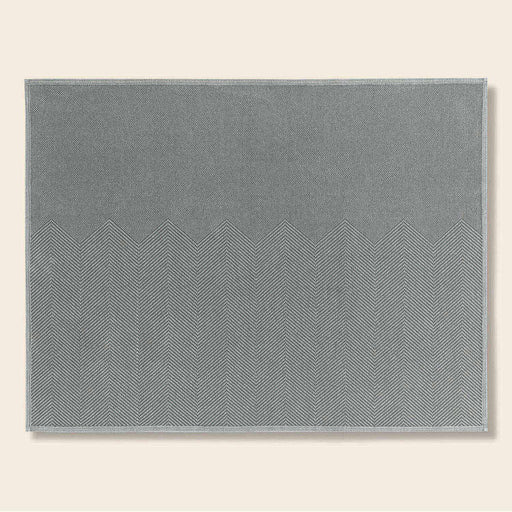 Zigzag Cotton decorative Carpet 150x200  cm ACIK GRI