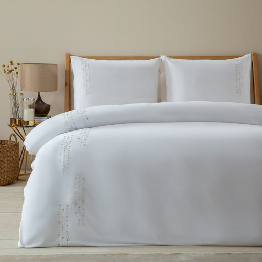 Madria Duvet Cover Set Single Size 160x220 cm White