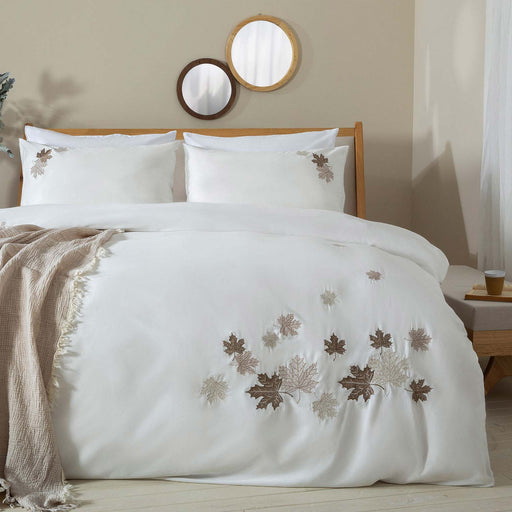 Linel Duvet Cover Set Extra King 60x220 cm Ecru