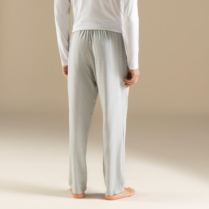 Lonel Pyjama Set GREY/WHITE
