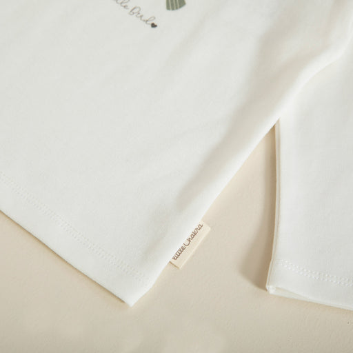 Love The Green Printed T-shirt Ecru