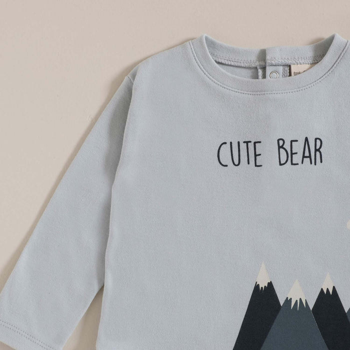 Nordic Printed Tshirt Grey