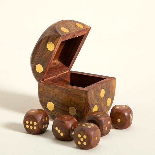 Fepa Dice Box Set of Five Natural