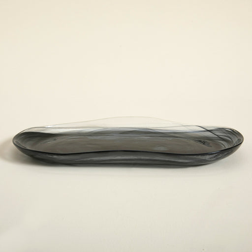 Duman Serving Plate 35 Cm Smoke