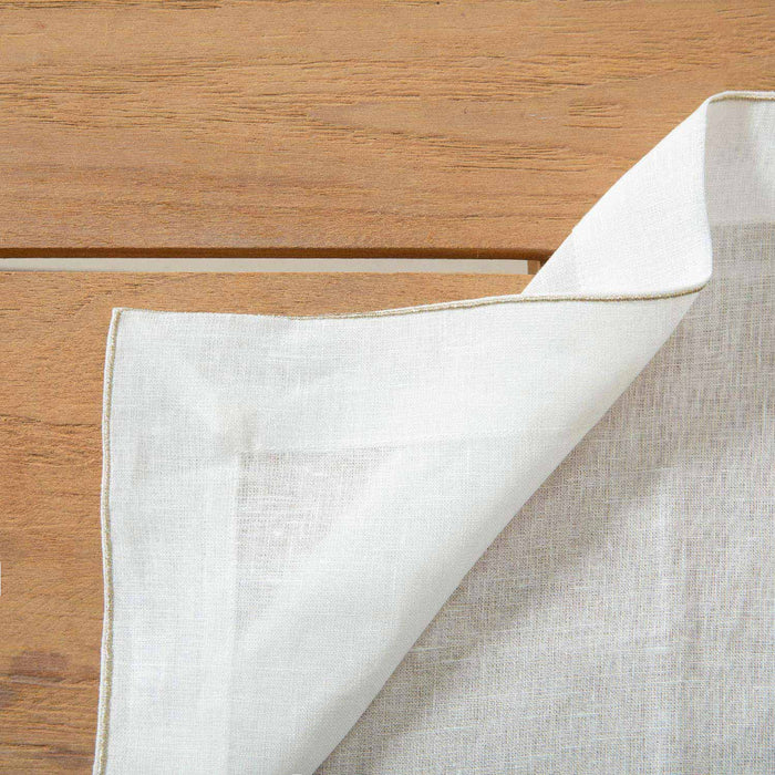 Natty Place Mat 35x50 cm Ecru/Gold