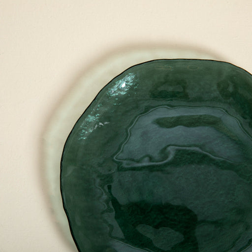 Dune Cake Plate 21 Cm Green Transparent