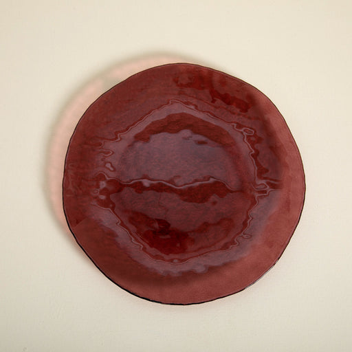 Dune Platter 28 Cm Bordeaux