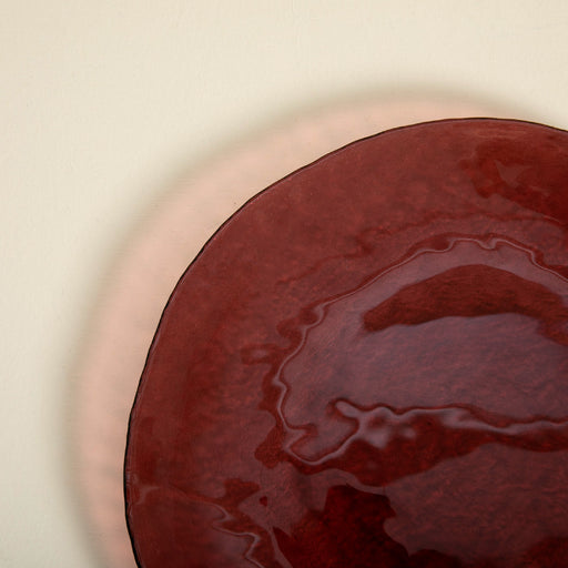 Dune Platter 28 Cm Bordeaux