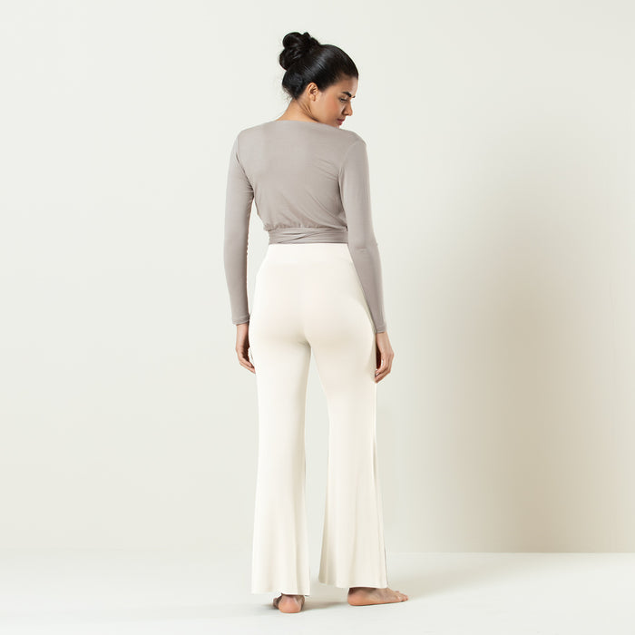 Loose Cut Trousers Ecru