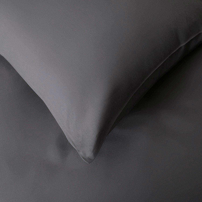 Alana Duvet Cover Set Single Size 160x220 cm Anthracite