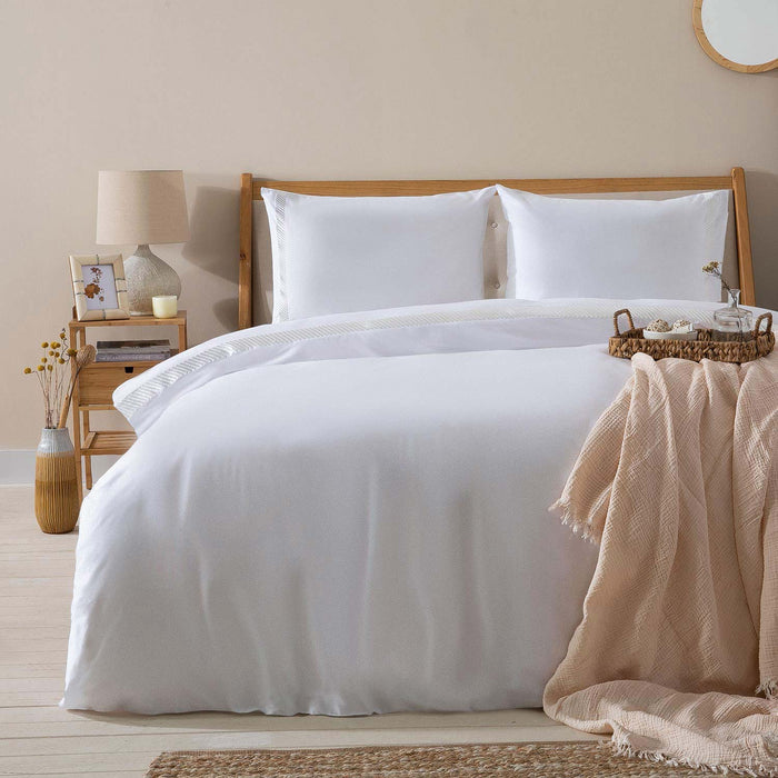Edeline Duvet Cover 230x220 cm Ecru