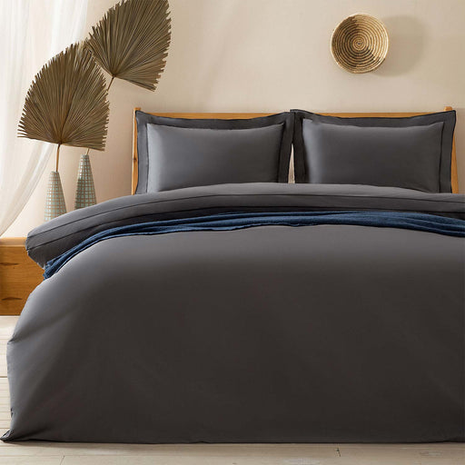 Farah Duvet Cover 260x220 cm Dark Grey