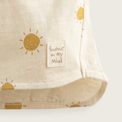 Golden Hour Printed Tshirt Ecru