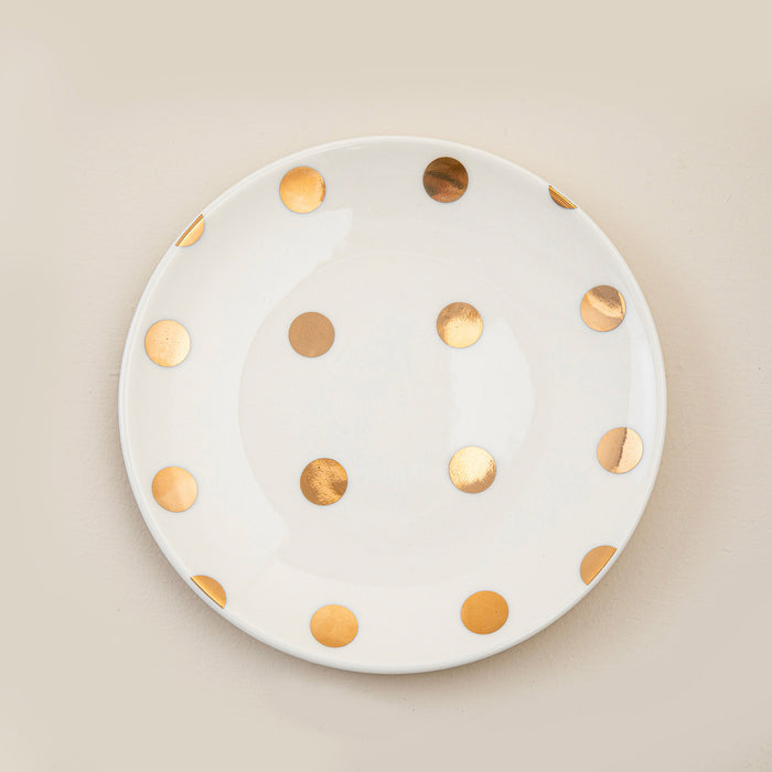 Lunares Gold Dessert Plate 19 cm STANDART