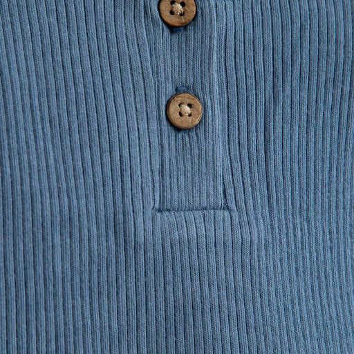 Marine Ruffled Tshirt Blue