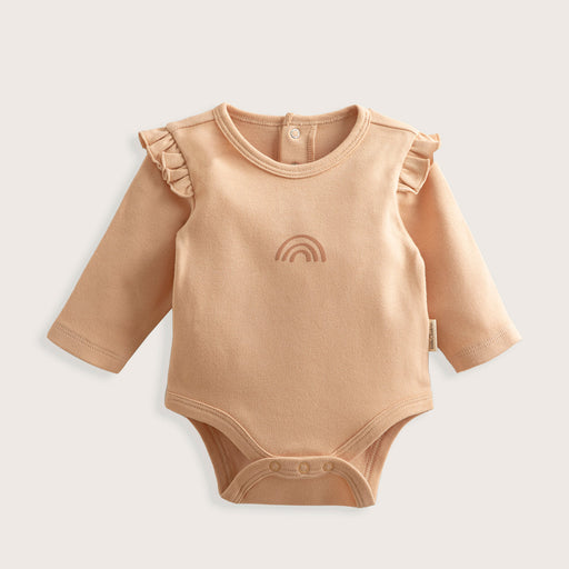 Rainbow Newborn Long Sleeve Body Salmon