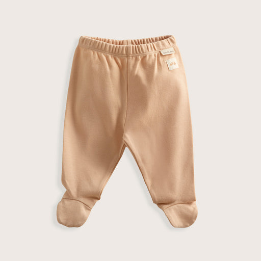 Rainbow Newborn Footed Pants Salmon