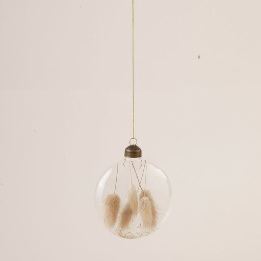 Gesa Xmas Ball Set of 4 TRANSPARENT/GOLD