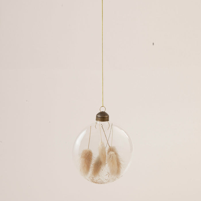 Gesa Xmas Ball Set of 4 TRANSPARENT/GOLD