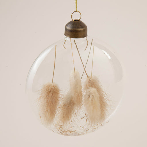 Gesa Xmas Ball Set of 4 TRANSPARENT/GOLD