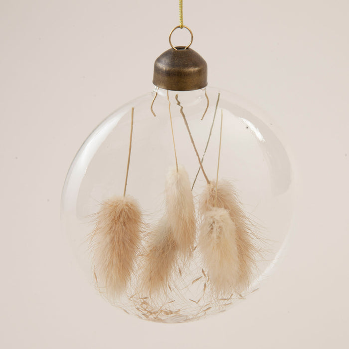 Gesa Xmas Ball Set of 4 TRANSPARENT/GOLD