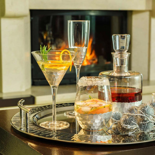 Festi Cocktail Glass TRANSPARENT/SILVER