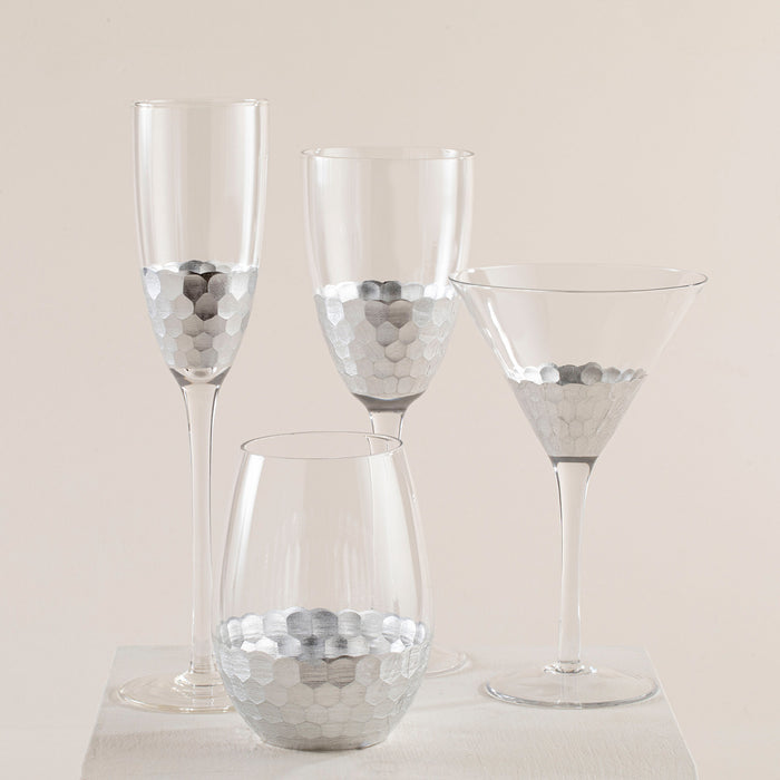 Festa Drinking Glass TRANSPARENT/SILVER