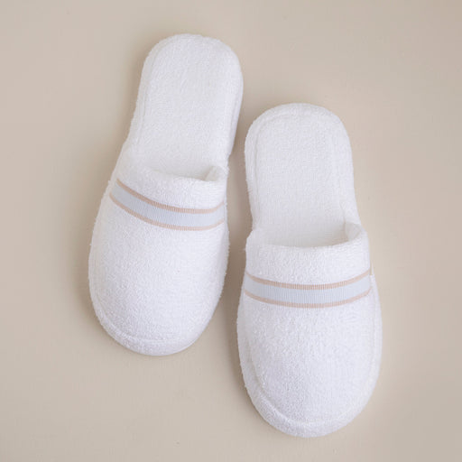 Derin Unisex Slipper White/Light Blue