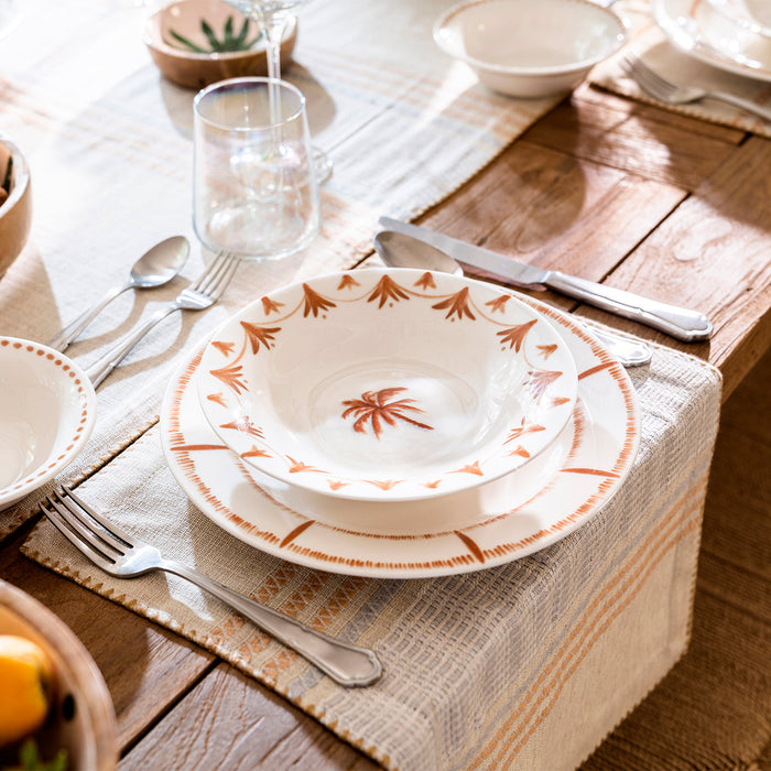 Lax Deep Plate 21 Cm Maroon