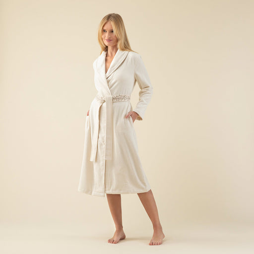 Castus Woman Bathrobe Natural