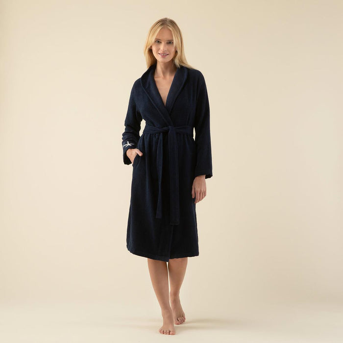 Ladin Woman Bathrobe MARINE BLUE