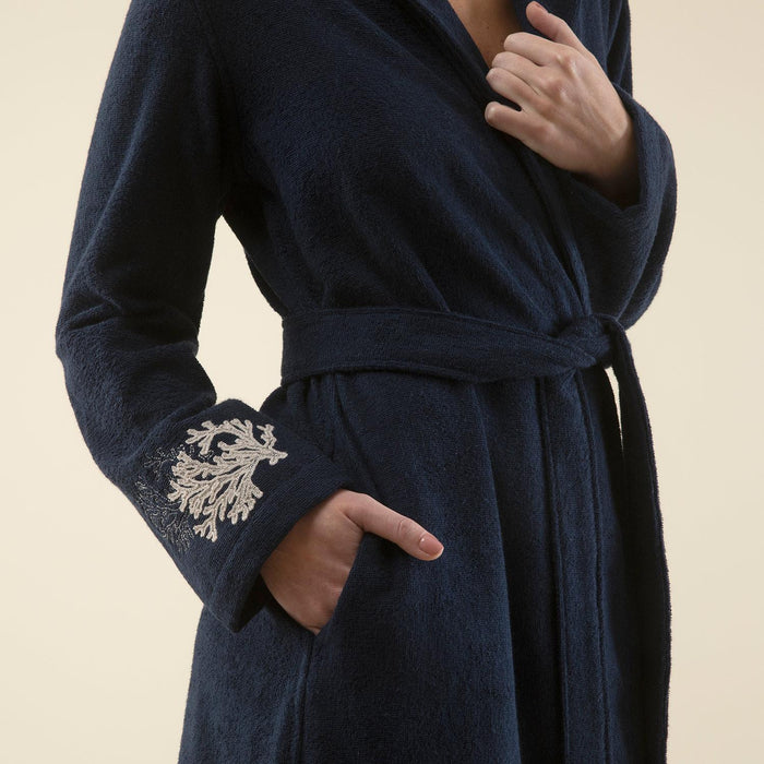 Coranda Woman Bathrobe MARINE BLUE