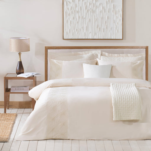 Isla Duvet Cover Set Extra King 260x220 cm Beige