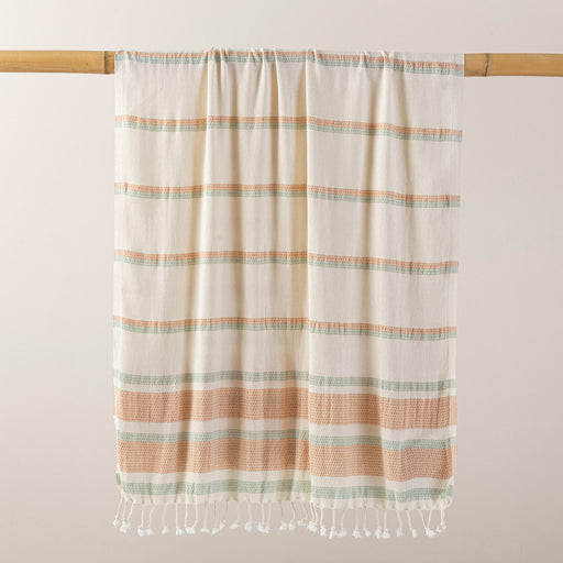 Nantes Peshtemal 90x170 cm ECRU/ORANGE