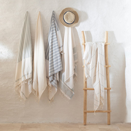 Nantes Peshtemal 90x170 cm ECRU/ORANGE